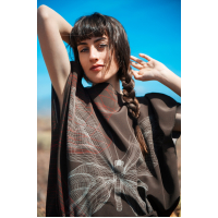 5-in-1 Tunic Brown Butterfly